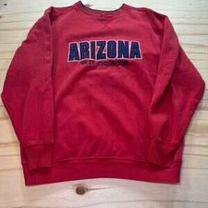 University of Arizona Wildcats Cadre Athletic Red Pullover Sweatshirt Mens Large